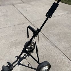 Golf Pull Cart / Cup Holder / Black