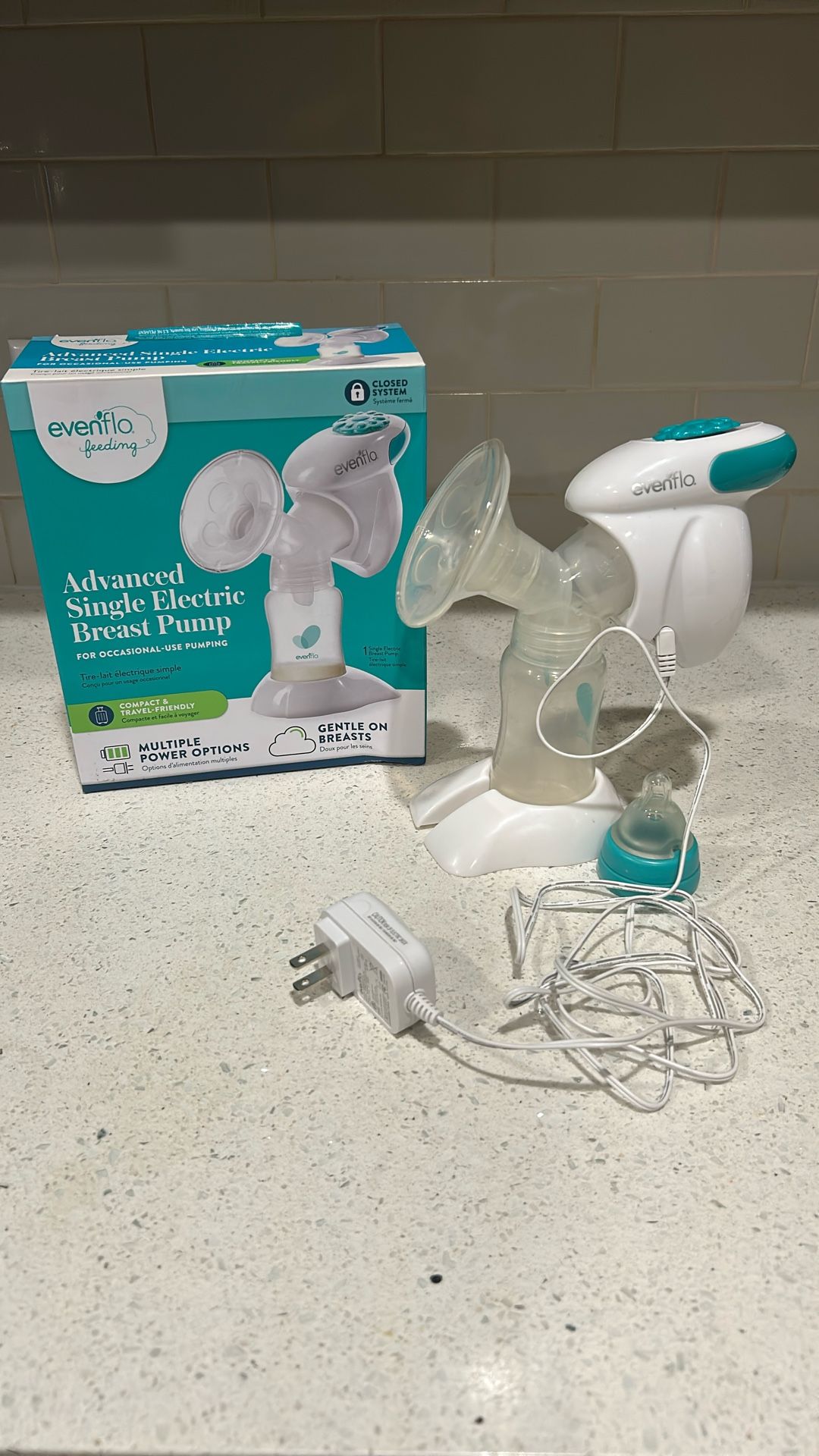 Advanced Single Electric Breast Pump FOR OCCASIONAL-USE PUMPING
