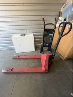 Red Pallet Jack