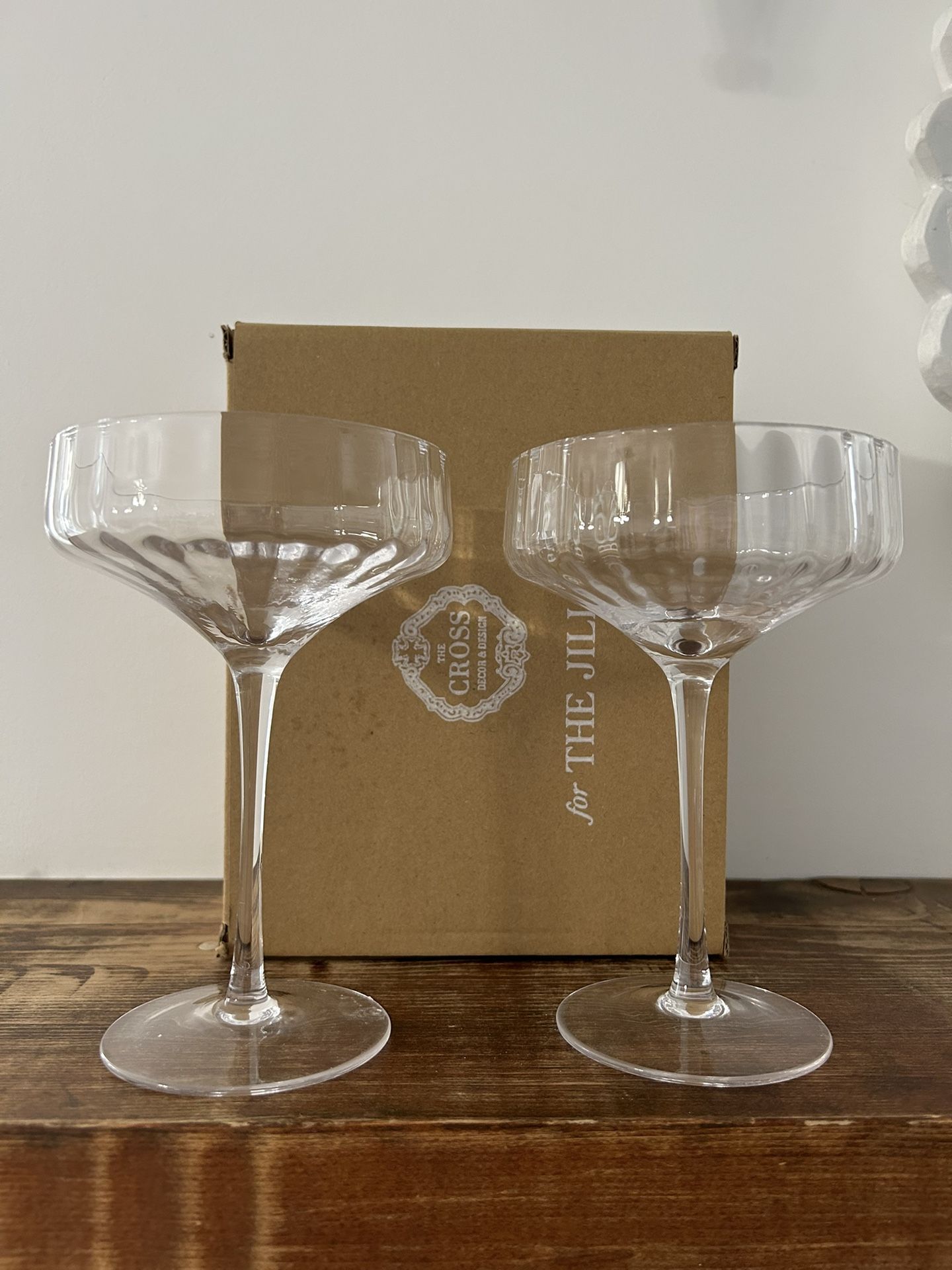 Jillian Harris x The Cross Jilly Box Champagne Coupe Set