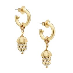 NEW Jovie 24k Gold-plated Swarovski Drop Earrings 