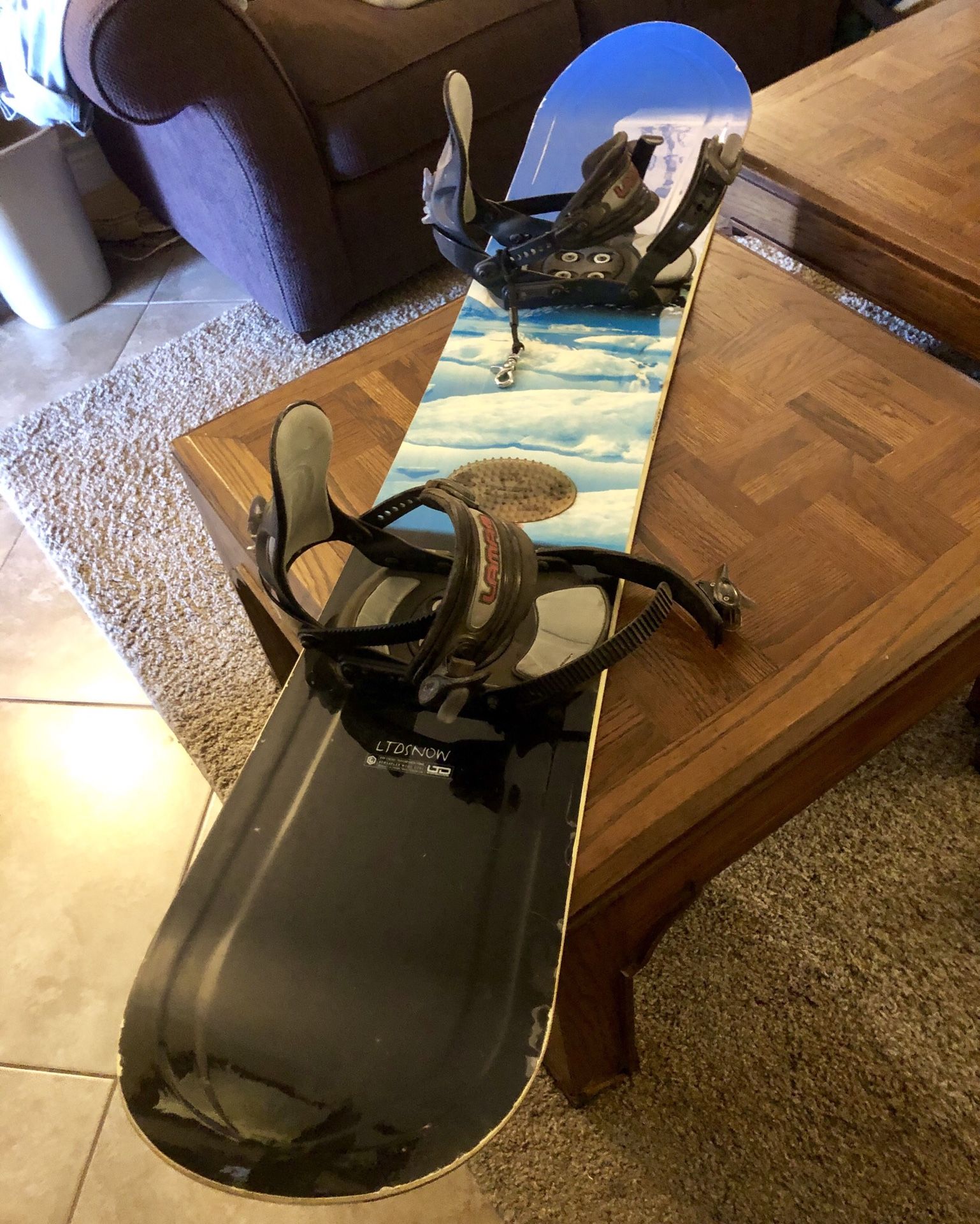 LTD 163 Transition Snowboard with Lamar bindings