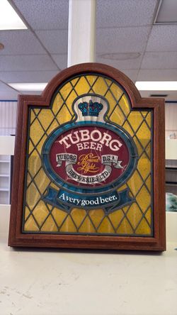 Sign Tuborg Brewed Light Beer