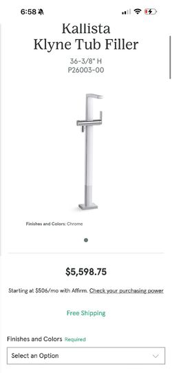 Kallista Klyne Tub Filler