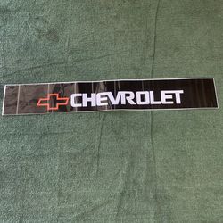 Chevrolet Racing Windshield Banner Universal Fit