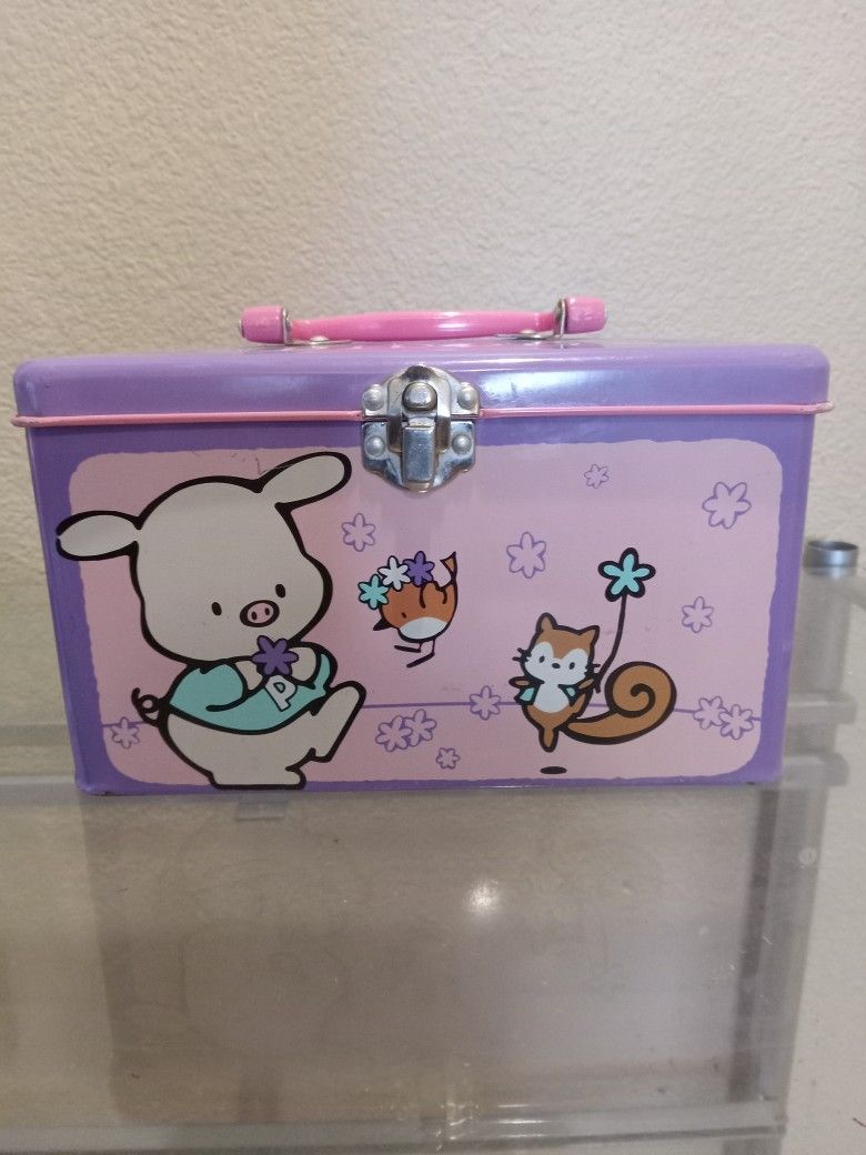 Vintage Sanrio Pippo Pig 1995 Tin Rare Collectible 