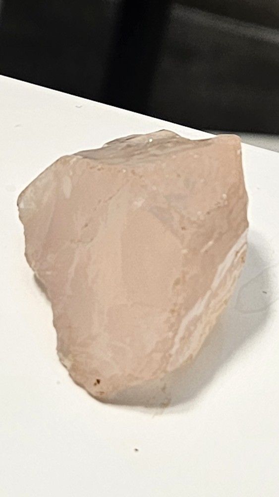 Rough high yield light Pink Rose Quartz from Namibia.

The stone appears to be Eye Clean, Semi-Transparent stone!

