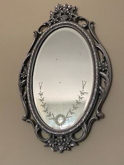 Antique Silver Mirror