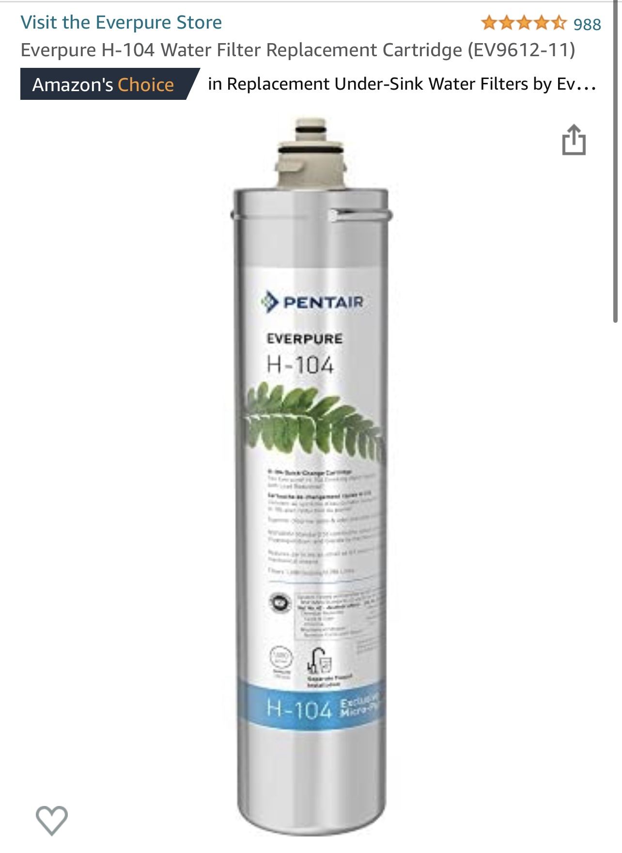 Everpure Water Filter