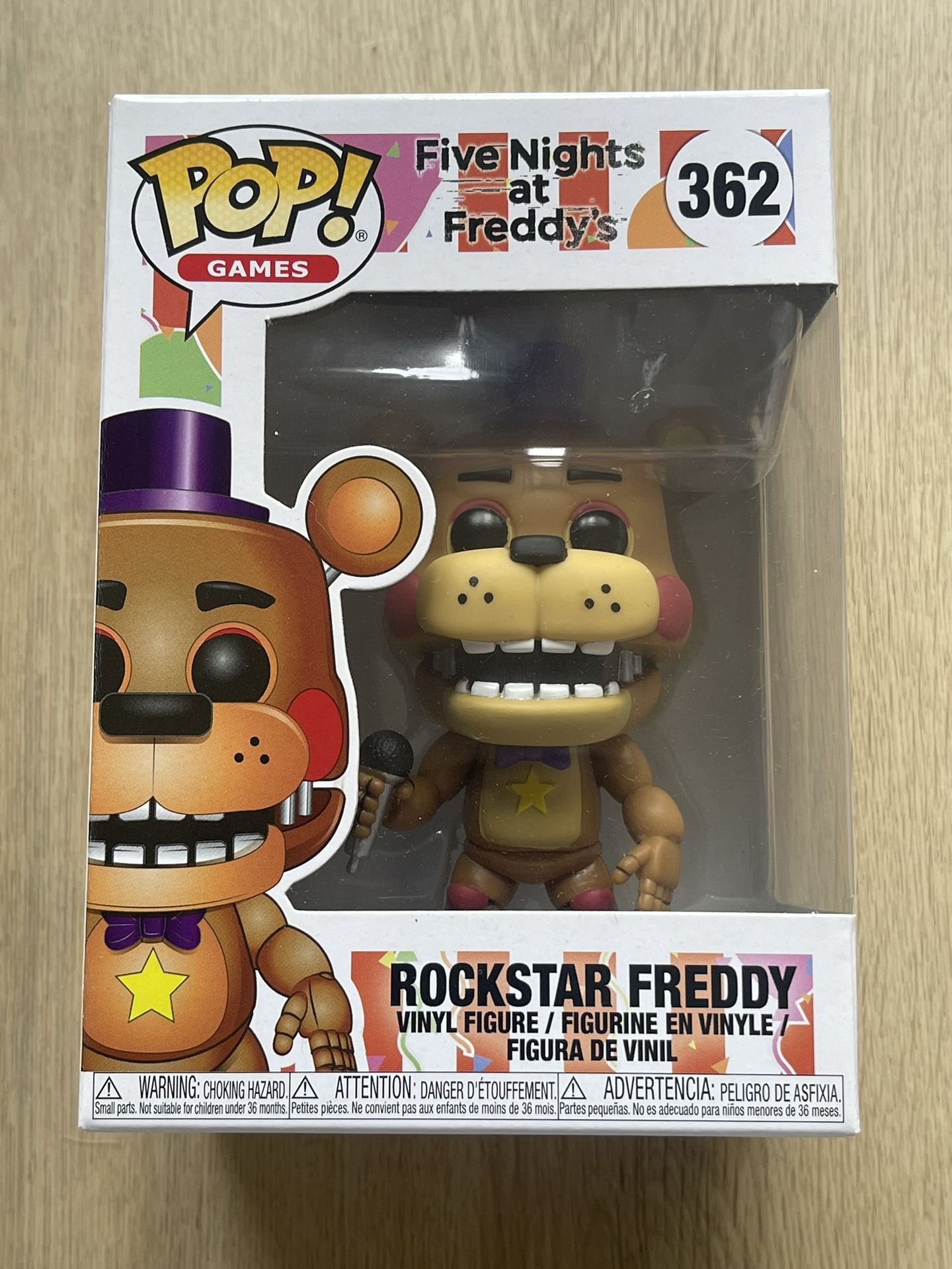 Funko Pop! Games Five Nights At Freddy’s Rockstar Freddy 362 