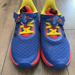 Marvel x Adidas Spiderman Fortarun Size 2y. 
