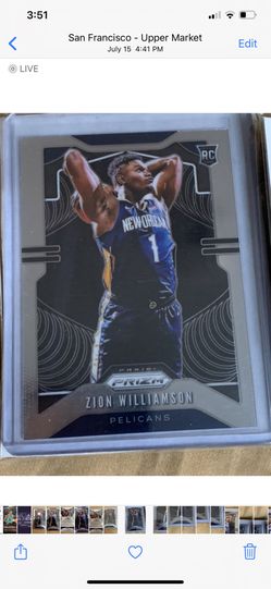 Zion Williamson Prizm rookie Mint