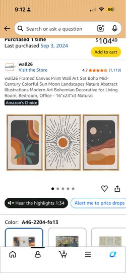 wall art set