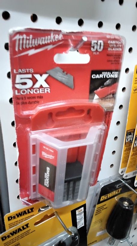 MILWAUKEE 50PC./P. CARTON UTILITY BLADE