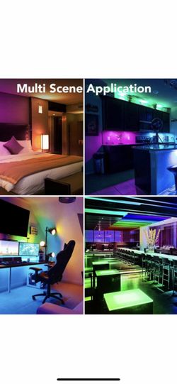 50 Feet Led Strip Light With Remote Control - New $45