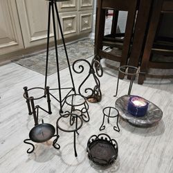 Metal Assorted Candle Holders