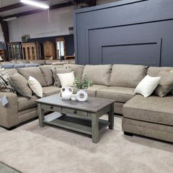 Brown Sectional