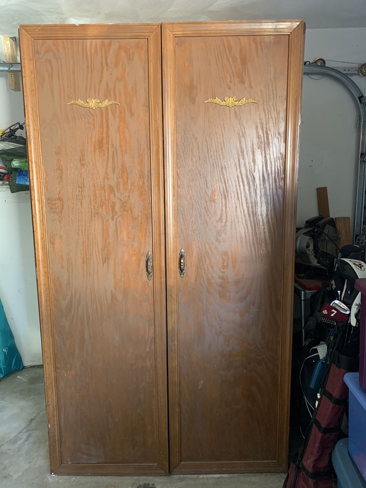 Free Handmade Wooden Armoire (No Holds!)