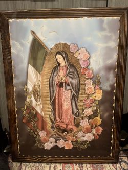 Virgin de Guadalupe 24in x32in
