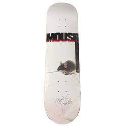 SIGNED Girl Films Mike Carroll Mouse One Off Paul Rodriguez White Skateboard Deck OG RARE