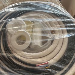 25ft 1/4 1/2 Lineset With Communication Cable