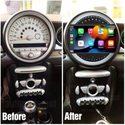 SIXWIN 2G+64G Android Car Play Screen For BWM Mini Cooper F55 2014-2019 Basic Version 9 Inch Touch Screen With CarPlay Android Auto Mirror Link Blueto