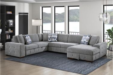4-Piece Sectional with Right Chaise