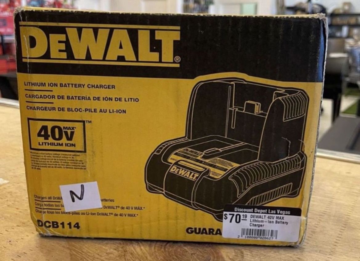 Dewalt 40v battery charger hotsell
