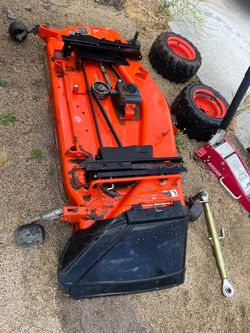 Tractor mower attachment