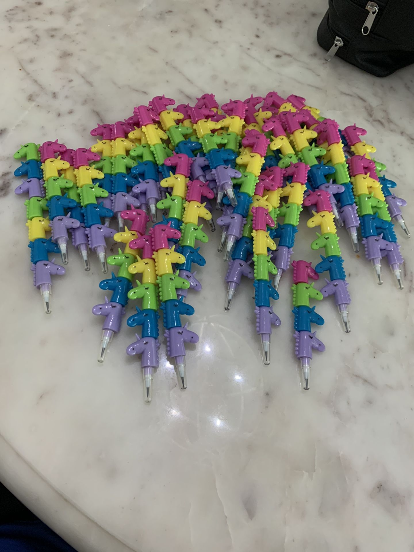 46 unicorn pencils! (Stackable!)