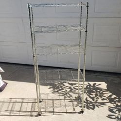 Rolling Storage Shelf Rack 