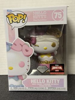 Hello Kitty 50th Anniversary #75 Funko POP! Target Con 2024 Diamond Exclusive