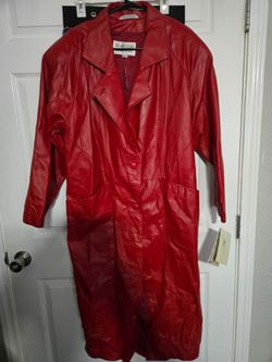 Brandon thomas leather suit jacket