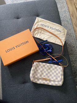 Louis Vuitton Favorite MM Damier Azur – Excellent Condition