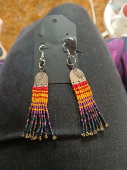 Handmade earrings.  New