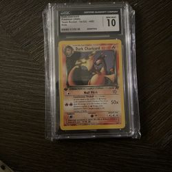 CGC 10 1st Edition Dark Charizard Holo