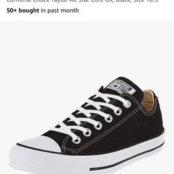 Converse Size 10.5 In Men Color Black Ox 