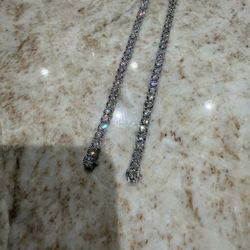 17 Ct Tennis Bracelet 14kt White Gold 