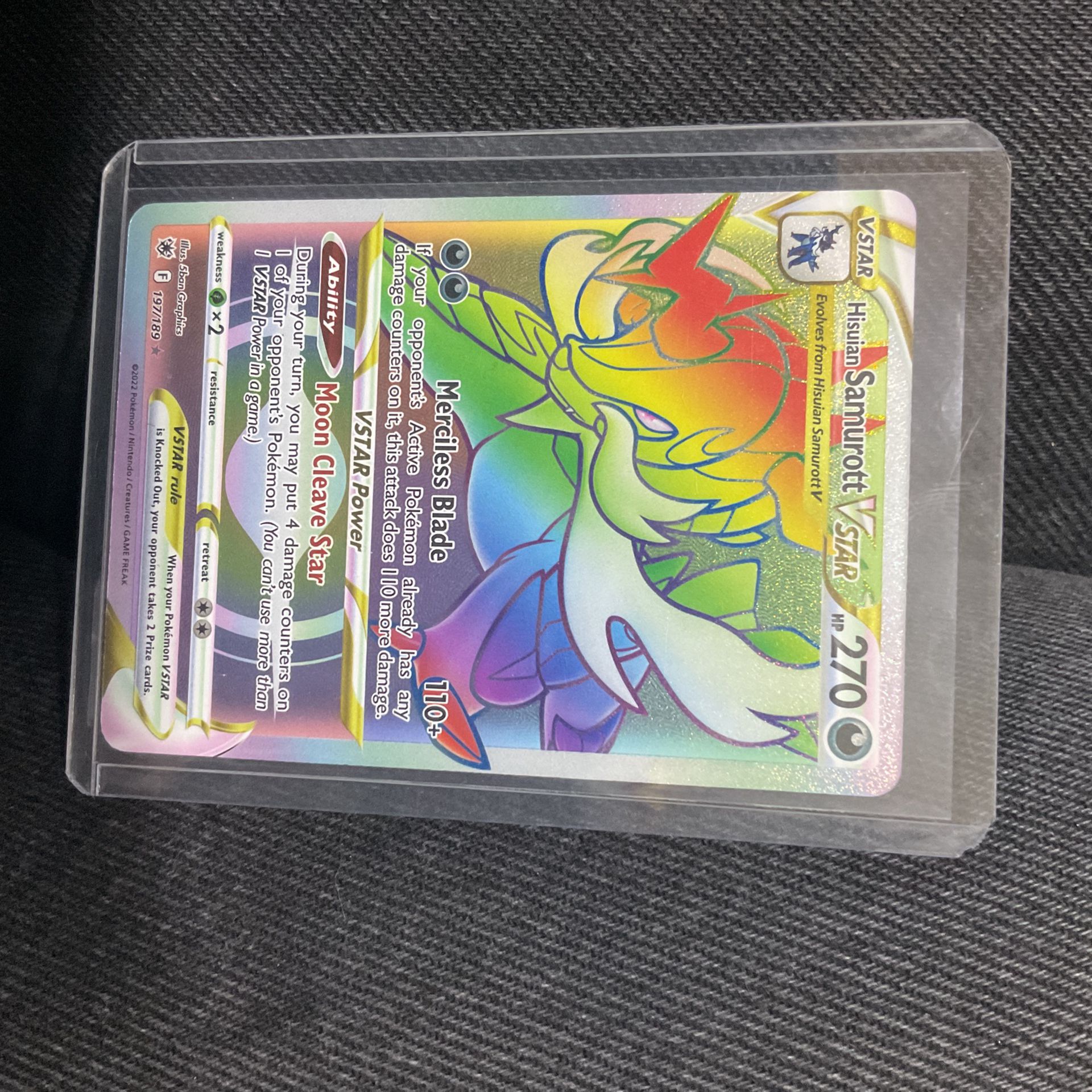 Rainbow Pokémon Card (Rare)