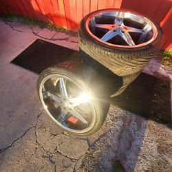 D.U.B WHEELS PERFECT CONDITION NO RUST NO LEAKS VERY WELL KEPT