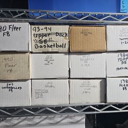28 boxes of Sports Cards (Baseball, Football, Basketball)