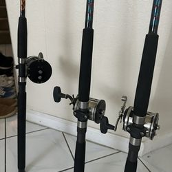 3 Deep Sea Fishing Rods for Sale in Riverside, CA - OfferUp