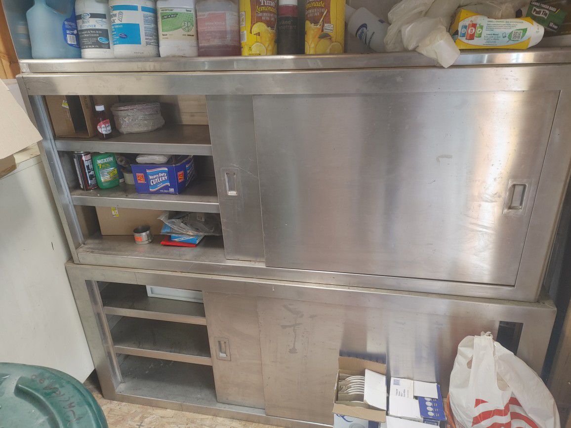 Commercial Kitchen Stainless Plate Cabnets
