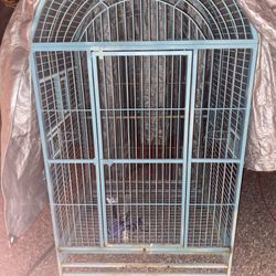 Extra Large Parrot Bird Cage That Is Used And Is Used 