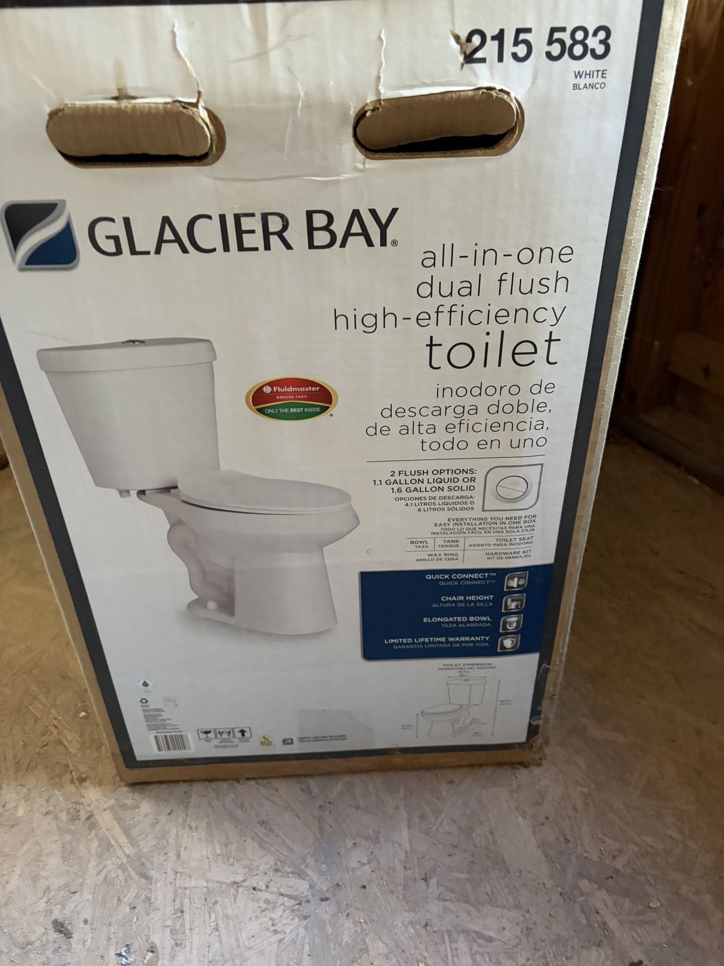 Glacier Bay Toilet