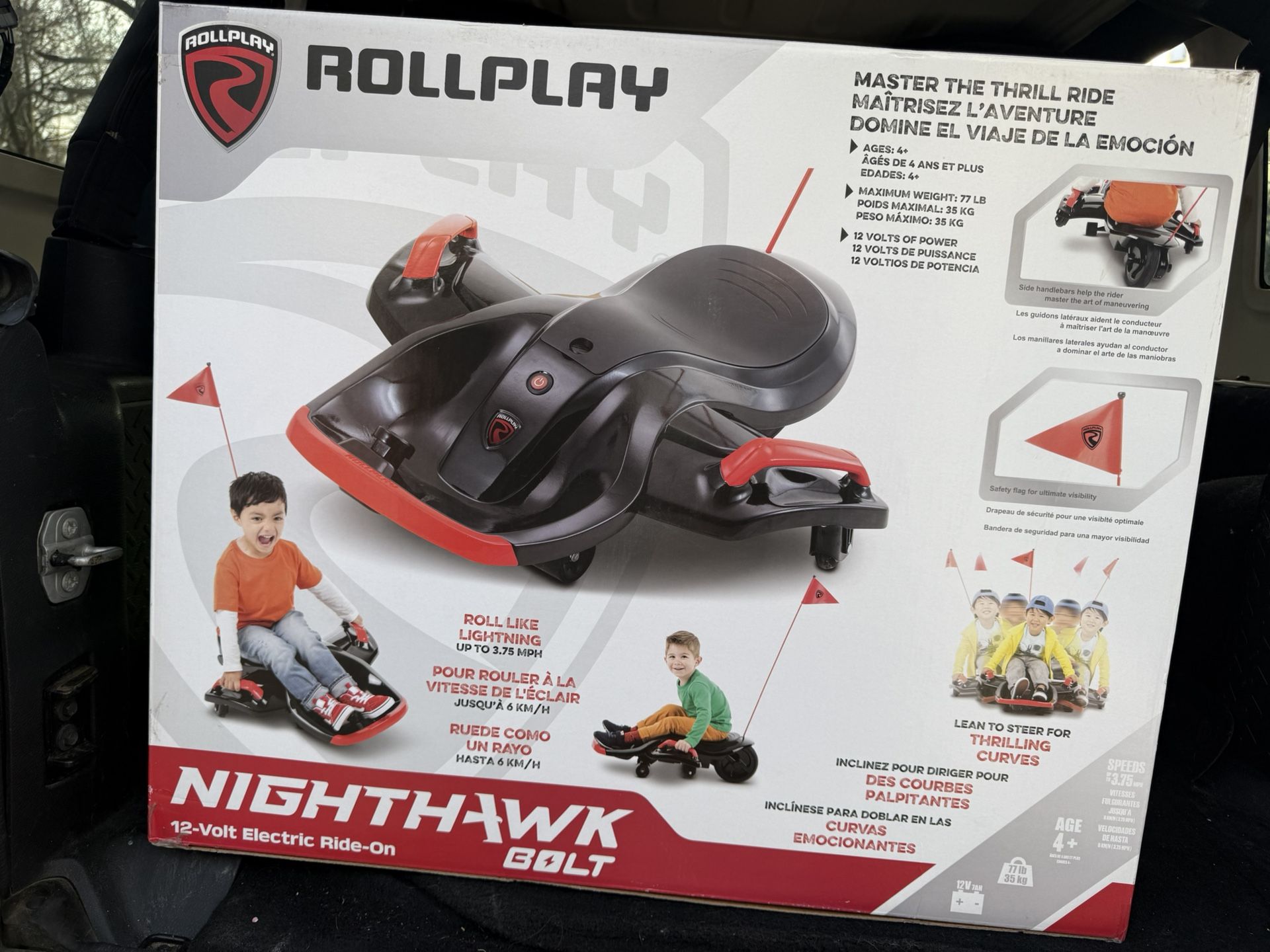 12v Ride On Rollplay 12v Nighthawk New Rollplay Nighthawk Bolt 12
