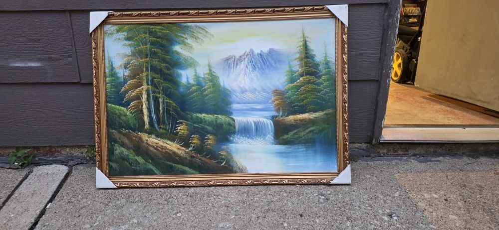 Framed Landscape Painting