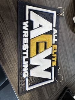 AEW 3d Print With Black Chain