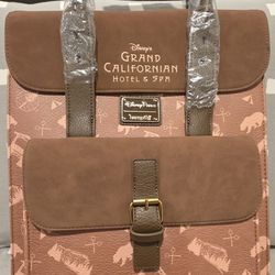 Disney's Grand Californian Hotel & Spa Brown Backpack by Loungefly