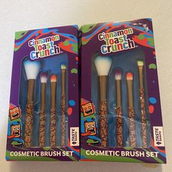 Make Up Brush Set Cinnamon Toast Crunch New 